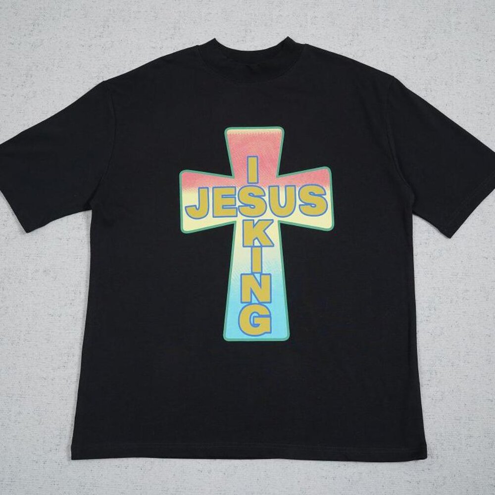 Kanye West Cross Print Short Sleeve